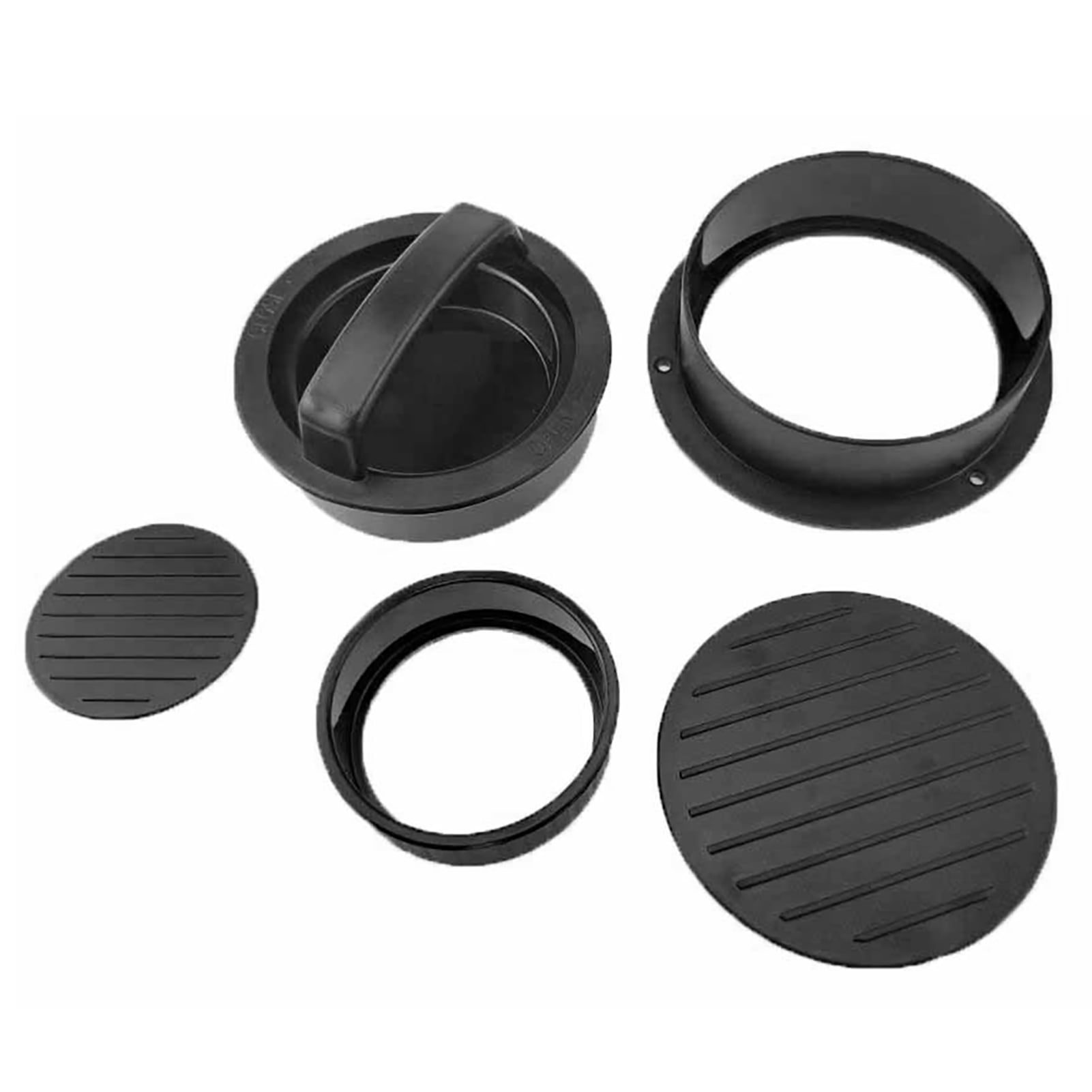 Hamburger Making Burger Press ABS Home BBQ Patty Mold carne Barbecue Utensile da cucina nero Hamburger Making Burger Press ABS Home BBQ Patty Mold carne Barbecue Utensile da cucina nero