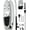 Black-White, variant on Naipo Paddle Board Inflatable 6in hick Board with Accessories with Fast Pumping for Adults