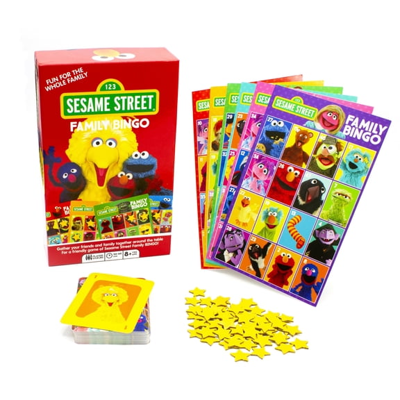 Sesame Street Family Bingo Game Set