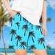 thumbnail image 2 of Odeerbi 5-14 Años Niños Niñas Pantalones Cortos de Estampado Tropical Hawaiano Pantalones de Baño En Seco Rápido Pantalones Cortos de Tabla de Playa, 2 of 5