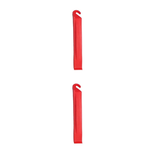 Greeniant Palanca para neumáticos de bicicleta de montaña, abridor de neumáticos de plástico para ciclismo de carretera, herramienta de rojo 2piezas