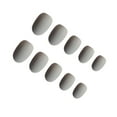 thumbnail image 1 of Prensa mate de cabeza redonda Qarigey 24 piezas uñas acrílicas artificiales, 1 of 4
