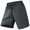 Dark Gray, variant on Mens Casual Lightweight Quick Dry Shorts - 7" Elastic Waist Drawstring Summer Breathable Beach Shorts with Pockets Khaki