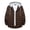 Coffee, variant on ZCFZJW Mens Classic Plaid Long Sleeve Hooded Shirts Casual Thin Cotton Light Jacket Relaxed Fit Loose Outwear Hoodies Shirt Coffee L