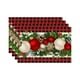 thumbnail image 1 of Conjunto de Mesa de Comedor para 4 a Conjunto de 4 Alfombras de Navidad con Aislamiento para la Cena Y Alfombras de Mesa Decorativas para las Vacaciones de Navidad Conjunto de 4 Alfombras, 1 of 6