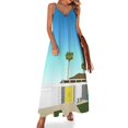 thumbnail image 1 of Vestido sin mangas de estilo moderno de mediados de siglo, vestido de verano para mujer , vestido para mujer, 1 of 7