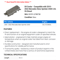 thumbnail image 2 of Oil Cooler - Compatible with 2010 - 2022 Mercedes-Benz Sprinter 2500 3.0L V6 Diesel 2011 2012 2013 2014 2015 2016 2017 2018 2019 2020 2021, 2 of 2