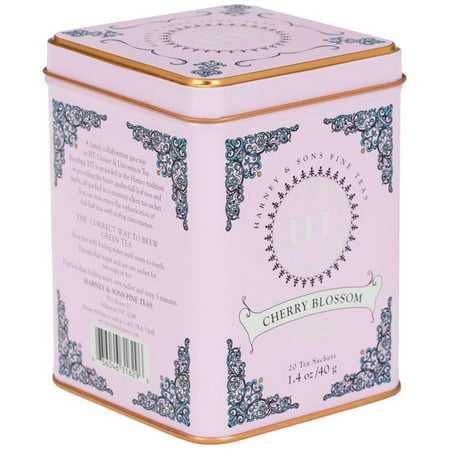 Harney & Sons, Cherry Blossom, Green Tea with Cherry Flavor, 20 (Best Green Tea Flavour)