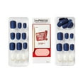 thumbnail image 3 of KISS imPRESS Press On Nails, Design, 'Chasing Stars', Blue, Short Size, Squoval, 3 of 6