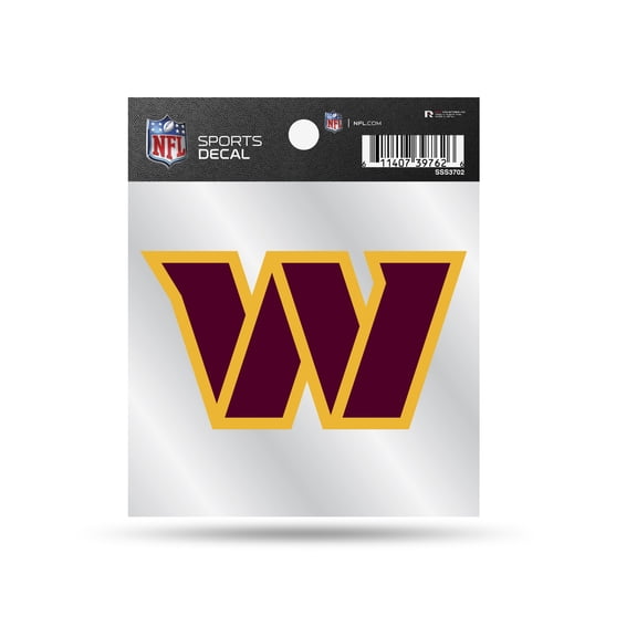 Washington Commanders Primary Logo Small Style Weeded Decal (4"X4")