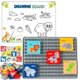 thumbnail image 4 of Tablero De Escritura De Grafiti Diy, Rompecabezas Para Padres E Hijos, 2 En 1, Pintura De Educación Científica, Juguete De Rompecabezas De Bloques De Construcción De Partículas Grandes seitruly FN002726-00, 4 of 6