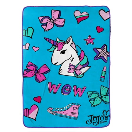 JOJO Siwa Flair 40x50-inch Silk Touch CUPCAKE THROW ...