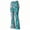 A-Green6, variant on JAJAHO Girls High Waisted Yoga Pants Stretch Buttery Soft Cartoon Printed Flare Leggings Kids Girl Clothes 5-14Y Trendy Trousers