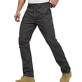 thumbnail image 1 of Pantalones cargo FREE SOLDIER resistentes al agua para hombre, color gris, 34 W/32 L, 1 of 7