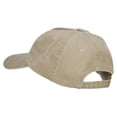 thumbnail image 3 of Pomeranian Embroidered Washed Cotton Twill Cap - Khaki OSFM, 3 of 5