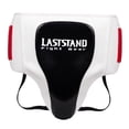 thumbnail image 3 of Almencla Boxing Groin Protector Adjustable Abdominal Guard for Muay Thai Sanda Karate White Black, 3 of 8