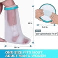 thumbnail image 2 of Waterproof Leg Cast Cover For Showering, Reusable Covers For Leg And Foot Surgeries, Cast Covers For Shower Leg, Cast Bag For Shower., 2 of 5