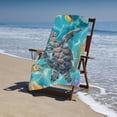 thumbnail image 4 of PHYHOO Watercolor Printed Microfiber Sand Free Pool Towel Lightweight Oversized Quick Dry Absorbent Compact Travel Must Have for The Swimming Summer Cruise Ship Essent 30x60in, 4 of 8