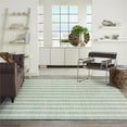 thumbnail image 5 of Maklaine Contemporary 8' x 10' Fabric Blue Green Ivory Area Rug, 5 of 12