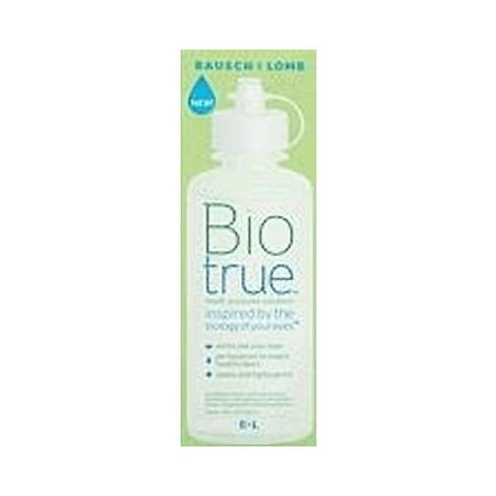 BioTrue Contact Lens Solution Soft Contact Lenses Multi-Purpose 4oz, 3-Pack