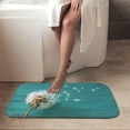 thumbnail image 4 of 1pc Dandelion Absorbent Non-Slip Bathroom Thickened Flannel Rug Decor,Soft,Quick Drying,Suitable For Indoor/outdoor Use,Bathrooms,Bedrooms,Kitchens,Terrace,Laundry Rooms,16"x24", 4 of 9