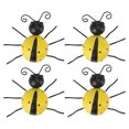 thumbnail image 1 of Ladybug Wall Decor, Easy Installation Iron 4Pcs Lady  Ornament Home Decoration  For Indoor, 1 of 8