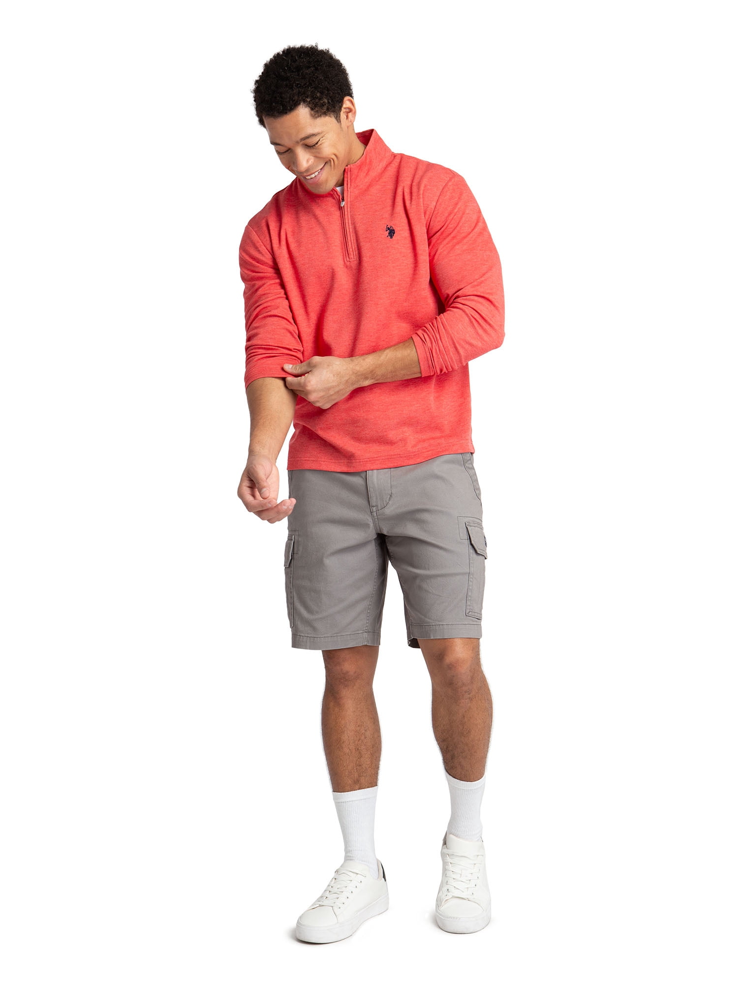 U.S. Polo Assn. Men's Luxe Quarter Zip Pullover