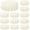 Ivory, variant on 12 Pcs 84 Inch Navy Blue and Gold Round Plastic Disposable Table Cloth Waterproof Tablecloth Circle Table Covers for Passover Graduation Bridal Wedding Birthday Party Gender Reveal Baby Shower