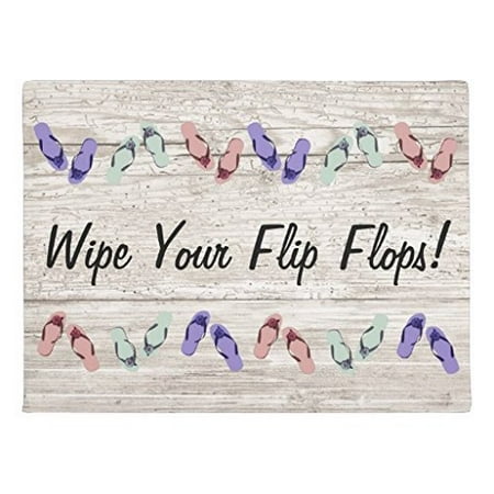 Winhome Wipe Your Flip Flops Doormat Floor Mats Rugs Outdoors Indoor Winhome Wipe Your Flip Flops Doormat Floor Mats Rugs Outdoors Indoor Size 23 6x15