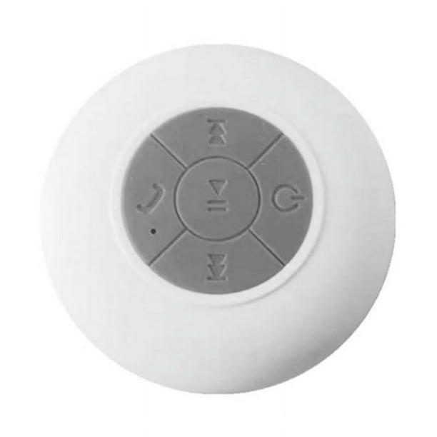 Altavoz Bluetooth Inalámbrico para Baño con Ventosa, Minialtavoz Estéreo Portátil con Luz RGB para Deportes Al Aire Libre, Color