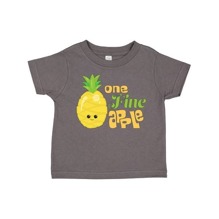 

Inktastic One Fine Apple Cute Pineapple Gift Toddler Boy or Toddler Girl T-Shirt