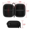 thumbnail image 2 of Bolsa de almacenamiento para oxímetro de dedo TOCCOOL, compatible con Zacurate Pro Series, Innovo Deluxe IP900BP-B, pulsioxímetro iHealth Air, AccuMed CMS-50D1 y Omron HPO-100. Estuche rígido. (Negro), 2 of 5