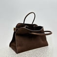thumbnail image 5 of Bolso de mano de piel de vaca Margaux 17 de capa superior, bolso de hombro, diseño minimalista clásico, alta calidad, Margaux 17, gran capacidad, 5 of 5