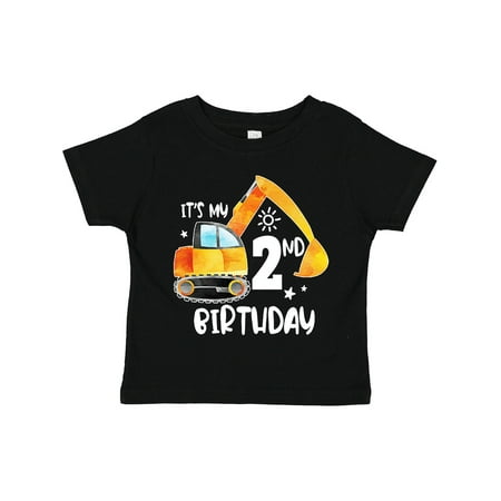 

Inktastic Construction Truck It s My 2nd Birthday Boys or Girls Toddler T-Shirt