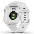 thumbnail image 4 of Garmin Venu Sq GPS Smartwatch (Light Gold Aluminum Bezel with White Case and Silicone Band), 4 of 8