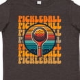 thumbnail image 4 of Inktastic Pickleball Retro Sunset Boys or Girls Toddler T-Shirt, 4 of 5