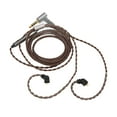 thumbnail image 1 of Cable de actualización de auriculares de 2 pines, 0,78 mm, 3,5 mm, conector en ángulo recto, cable de repuesto para auriculares con micrófono para AS10, AS06, ZST, ZS3, ES4, 1 of 12