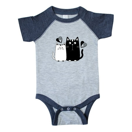 

Inktastic Valentines Day Cat Couple Gift Baby Girl Bodysuit