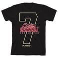 thumbnail image 6 of MLBPA Corbin Carroll 7 Youth Black Crew Neck Short Sleeve T-shirt-Medium, 6 of 7