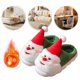thumbnail image 5 of Casa mullidas navideñas Papá Noel para hombres y mujeres (42-43) Verde, 5 of 9
