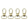 thumbnail image 1 of GUOOL 4 Pcs Pinces Homard Crochet à Clés Sac DIY 25mm Bronze, 1 of 9