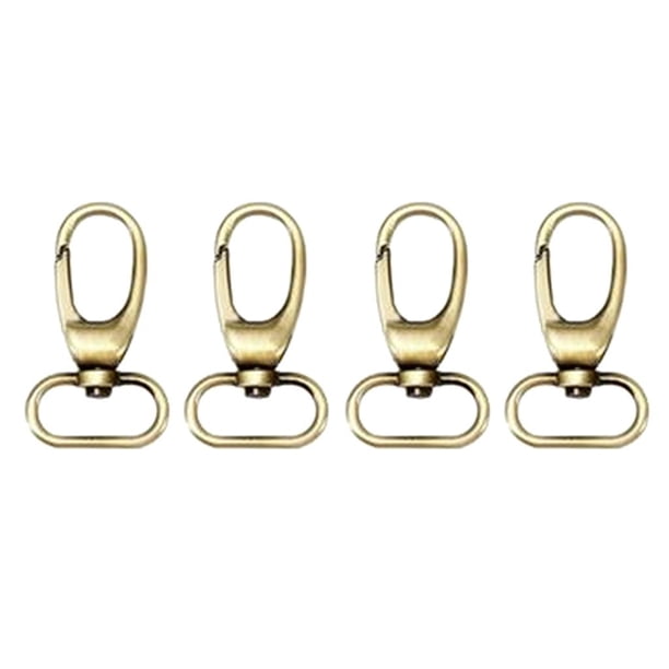 Juego de 4 ganchos de presión para joyería, de la colección de fornituras para bisutería. Bronce