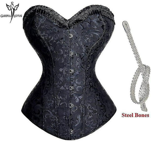 Vintage Gothic Punk Shapewear Lingerie for Women Sexy Overbust Waist  Cincher Corset Tummy Control Body Shaper : : Clothing, Shoes 