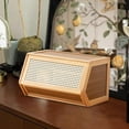 thumbnail image 6 of CoudarTitie Desktop Organizer Cabinet Household Storage Solution Storage Case for Collection Brown 51cm, 6 of 9