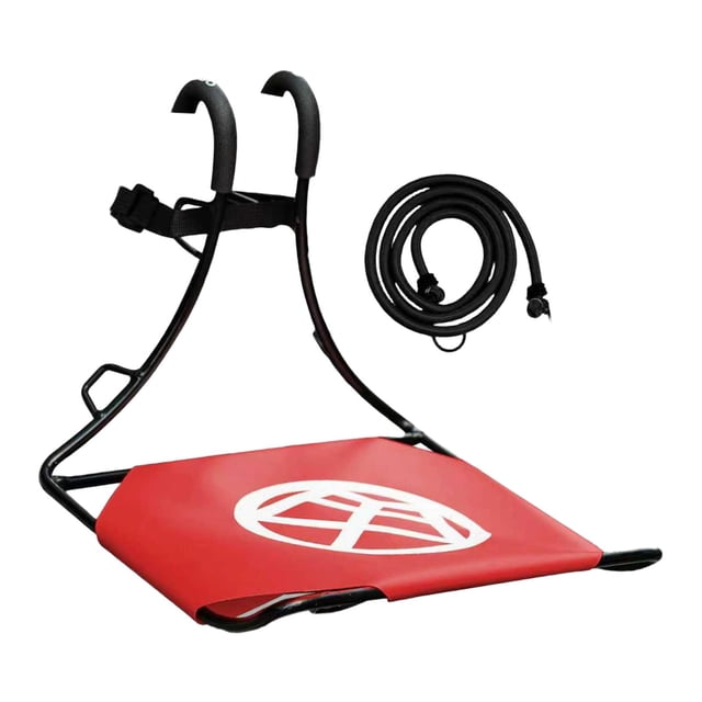 S SERENABLE Bicycle Storage Rack Convenient Multipurpose Bike Basket for Camping Outdoor Red Black