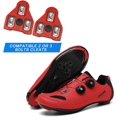 thumbnail image 3 of GHSDFBB Chaussures de Cyclisme pour Hommes avec Crampons Ensemble Compatible Vélo Peloton SPD Delta Crampons Chaussures de Cyclisme d'Intérieur pour Hommes Chaussures de Route, 3 of 6