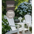 thumbnail image 6 of PASAMIC 2-Tier Adirondack Square Side Table, 17" HDPE Outdoor Side Tables, Weather Resistant End Table for Patio, Backyard, Pool, Indoor Companion, Beach, Easy Maintenance (White), 6 of 8