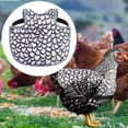 thumbnail image 1 of Funda protectora para silla de montar de pollos, delantal para pollos, gallinas, apareamiento, protector de espalda, delantal para gallinas, granjas, y negro, 1 of 9