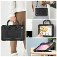 thumbnail image 6 of for Lenovo Tab M8 4th Gen Case 8 inch 2024/2023, 360 Rotating Shockproof Cover with Stand, Handle, Shoulder Strap, Black, 6 of 7