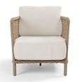 thumbnail image 3 of Pemberly Row Fauteuil d'Appoint d'Extérieur en Rotin Naturel avec Cadre en Aluminium, 3 of 8